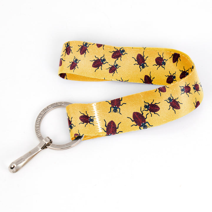 Buttonsmith Ladybugs Wristlet Key Chain Lanyard - Based on Rebecca McGovern Art - Officially Licensed - Made in the USA - Buttonsmith Inc.