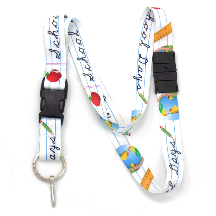 Buttonsmith School Days Breakaway Lanyard - Made in USA - Buttonsmith Inc.