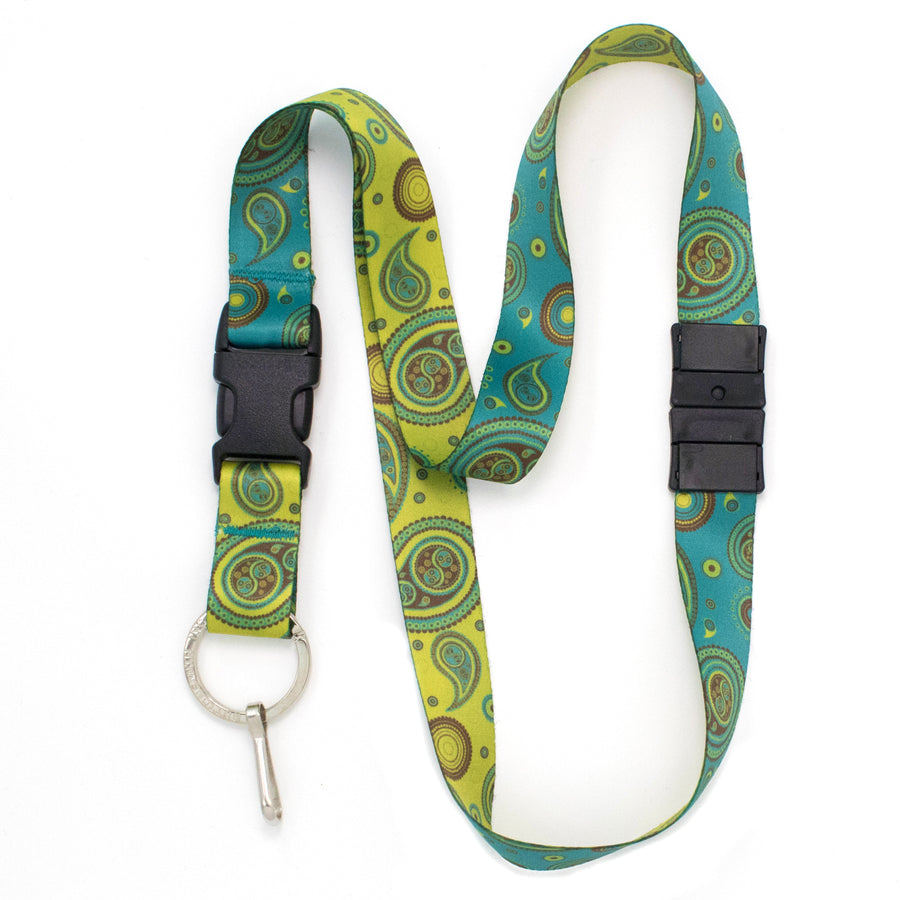 Buttonsmith Paisley Breakaway Lanyard - Made in USA - Buttonsmith Inc.