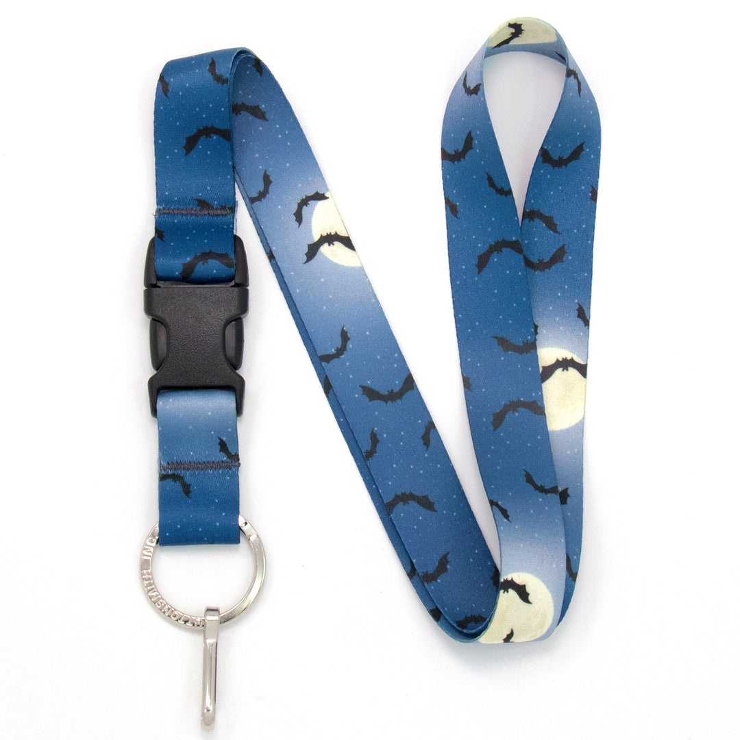 Buttonsmith Full Moon Halloween Premium Lanyard - Made in USA - Buttonsmith Inc.