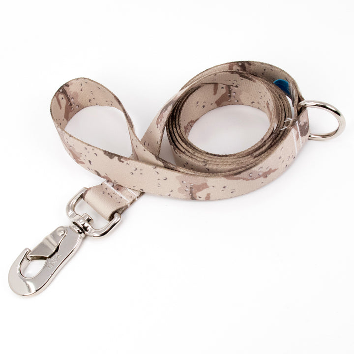 Buttonsmith Desert Camo Dog Leash Fadeproof Made in USA - Buttonsmith Inc.