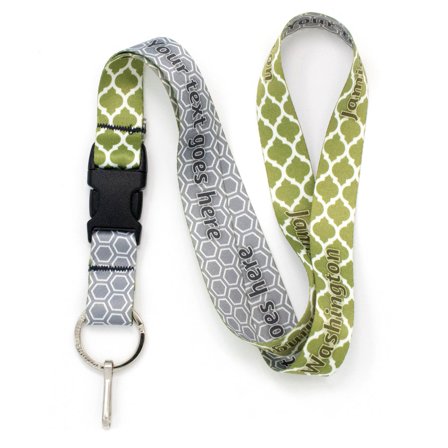 Buttonsmith Lattice Custom Lanyard - Made in USA - Buttonsmith Inc.