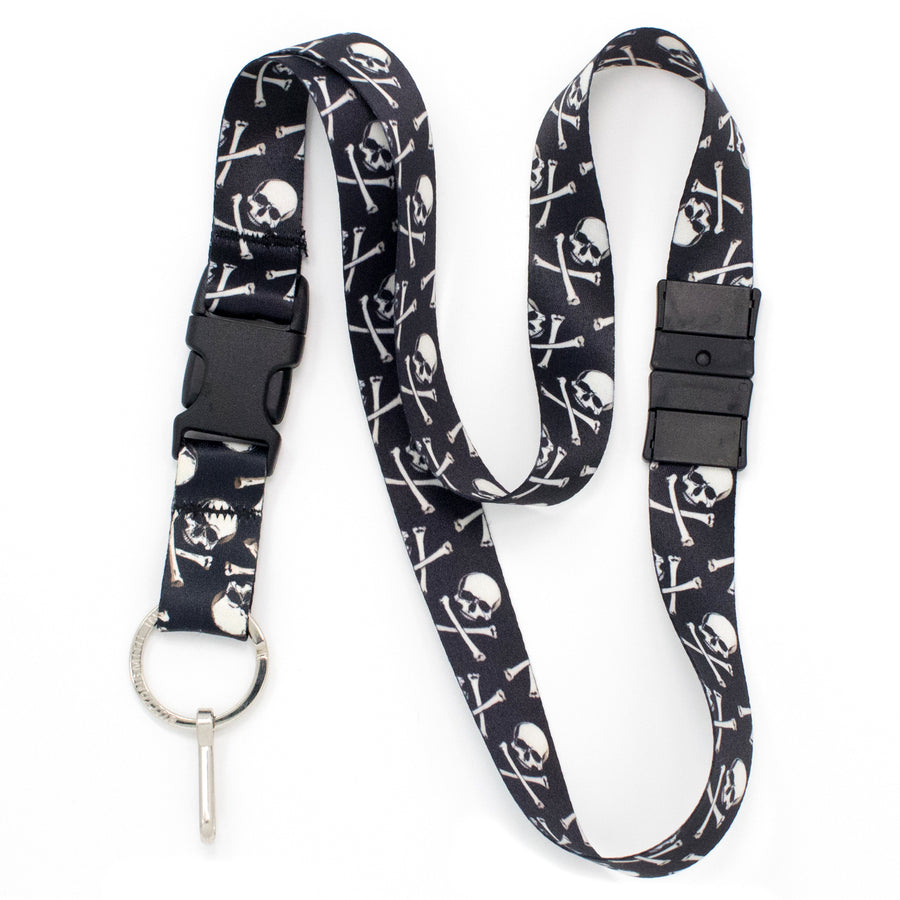 Buttonsmith Skulls Breakaway Lanyard - Made in USA - Buttonsmith Inc.