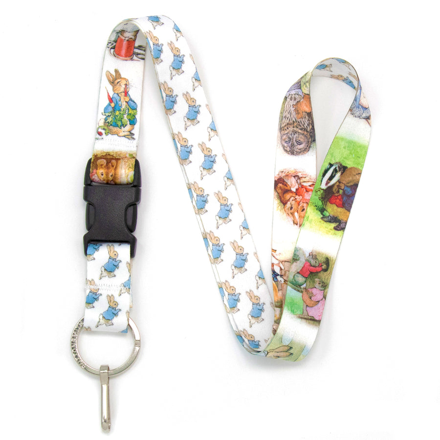 Buttonsmith Beatrix Potter Peter Rabbit Lanyard - Made in USA - Buttonsmith Inc.