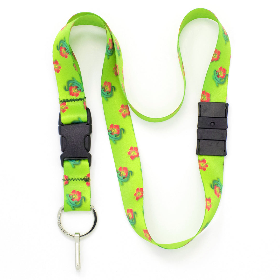 Buttonsmith Geckos Breakaway Lanyard - Made In USA - Buttonsmith Inc.