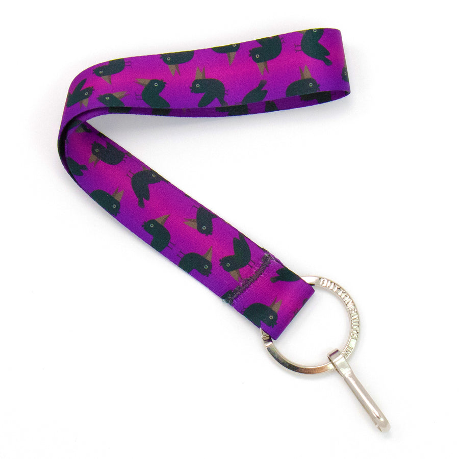 Buttonsmith Purple Crows Halloween Wristlet - Made in USA - Buttonsmith Inc.