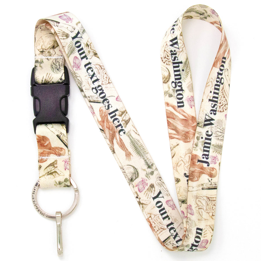 Buttonsmith Anatomy Custom Lanyard - Made in USA - Buttonsmith Inc.