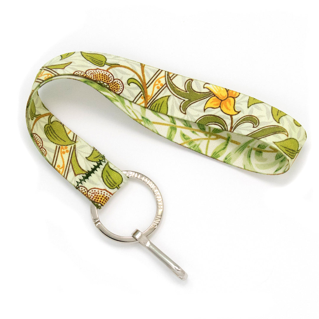 Buttonsmith William Morris Daffodil Wristlet Lanyard Made in USA - Buttonsmith Inc.