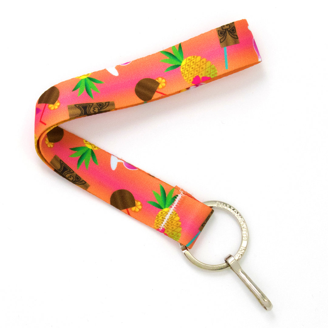 Buttonsmith Tiki Drink Wristlet Lanyard Made in USA - Buttonsmith Inc.