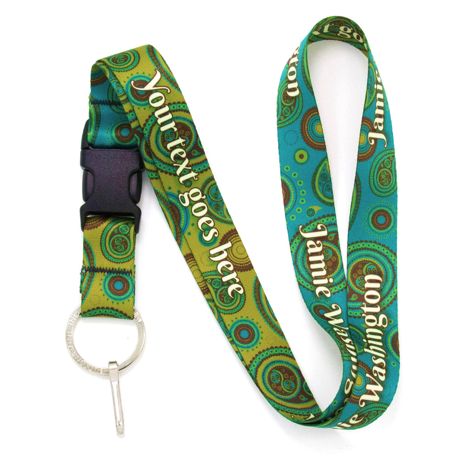 Buttonsmith Paisley Custom Lanyard Made in USA - Buttonsmith Inc.