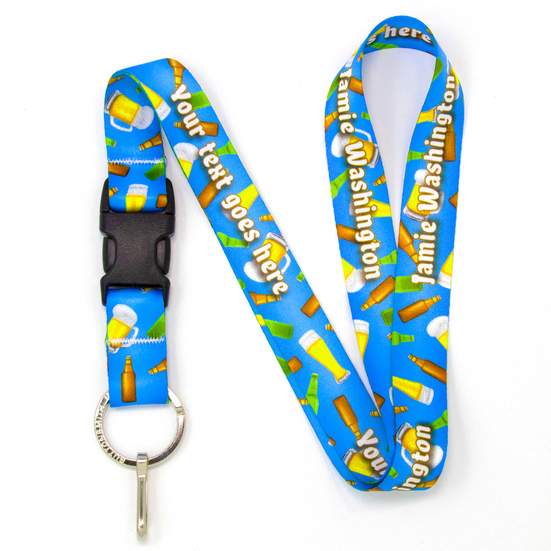 Buttonsmith Beer Custom Lanyard Made in USA - Buttonsmith Inc.