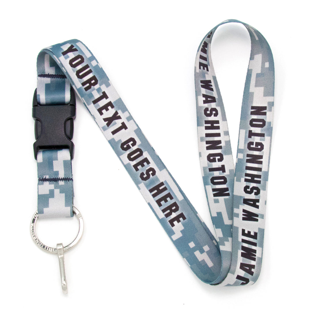 Buttonsmith Urban Camo Custom Lanyard Made in USA - Buttonsmith Inc.