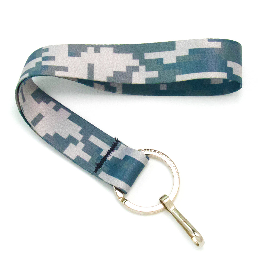 Buttonsmith Urban Camo Wristlet Lanyard - Made in USA - Buttonsmith Inc.