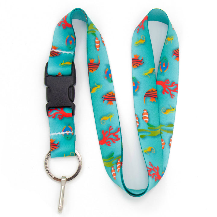 Buttonsmith Tropical Fish Lanyard - Made in USA - Buttonsmith Inc.