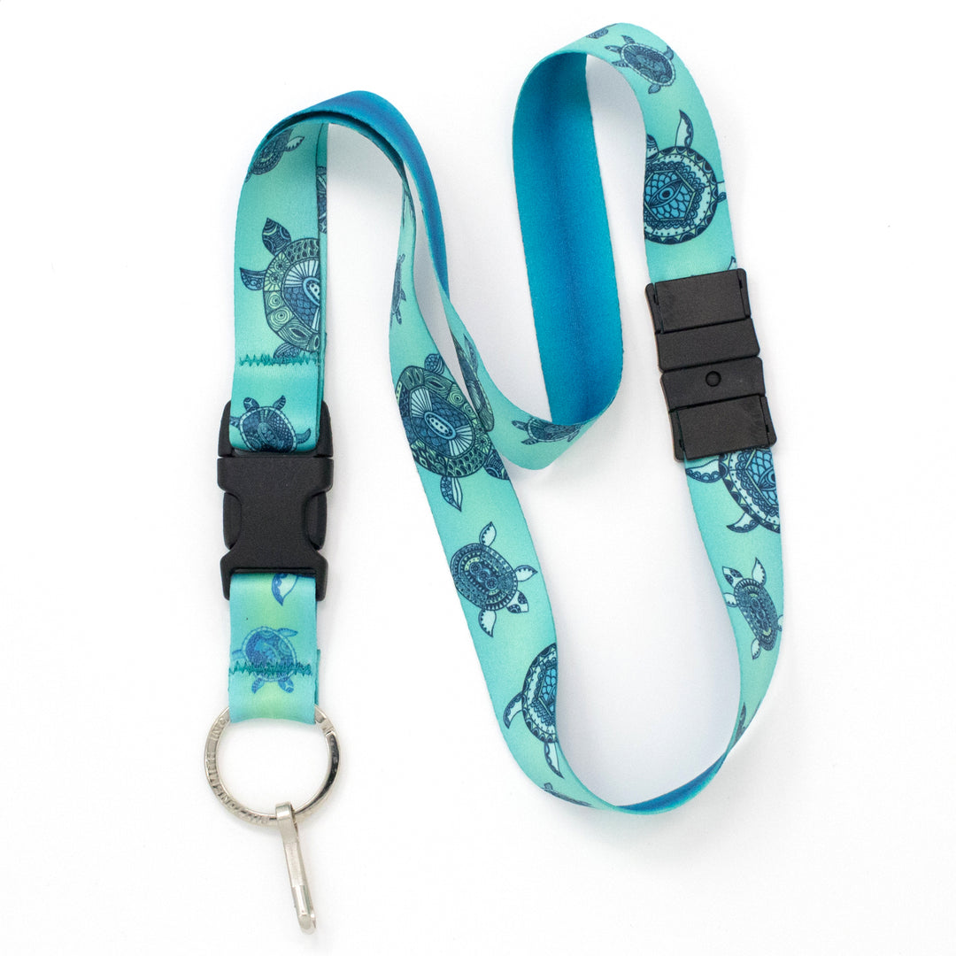 Buttonsmith Turtles Breakaway Lanyard - Made in USA - Buttonsmith Inc.