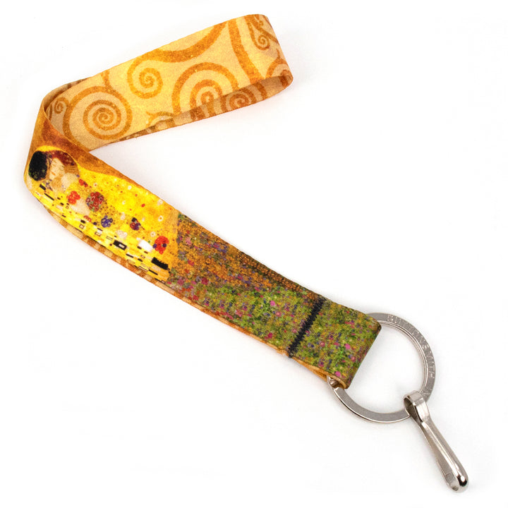 Buttonsmith Gustav Klimt Kiss Wristlet Lanyard Made in USA - Buttonsmith Inc.