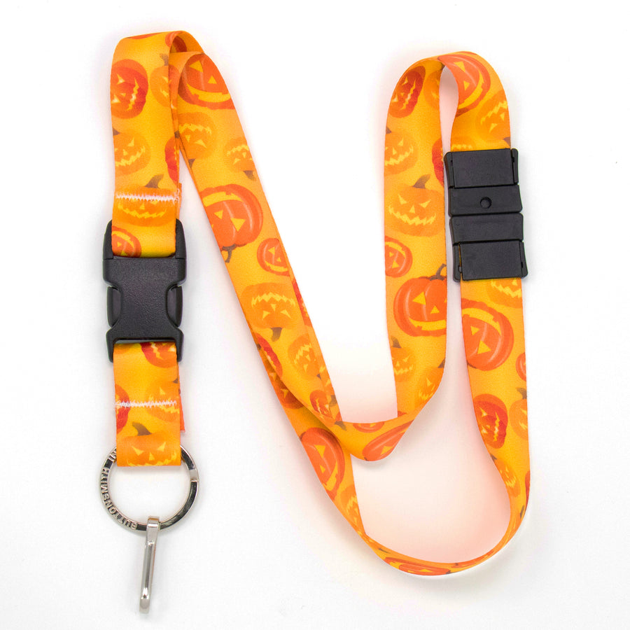 Buttonsmith Jack-O-Lantern Halloween Breakaway Lanyard - Made in USA - Buttonsmith Inc.