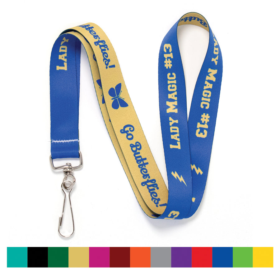 Buttonsmith Custom Solid Lanyard Custom Lanyard Main Image